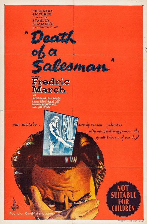 Death of a Salesman - Australian Movie Poster