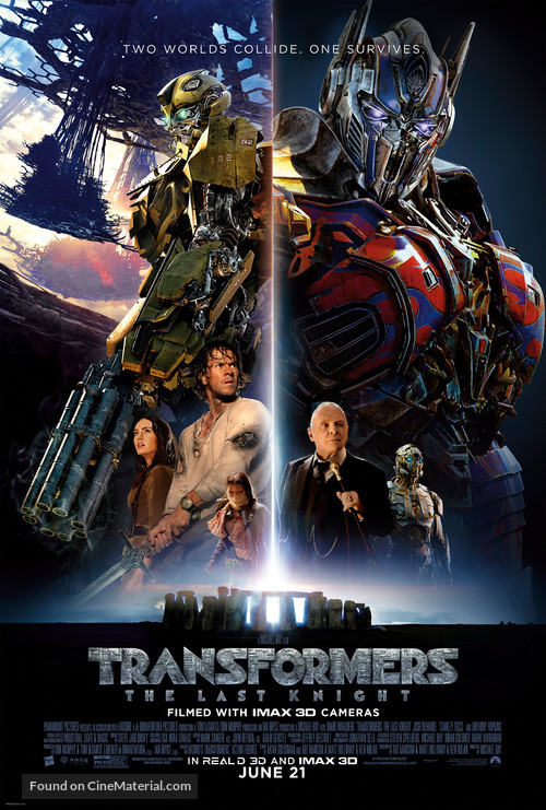Transformers: The Last Knight - Theatrical movie poster