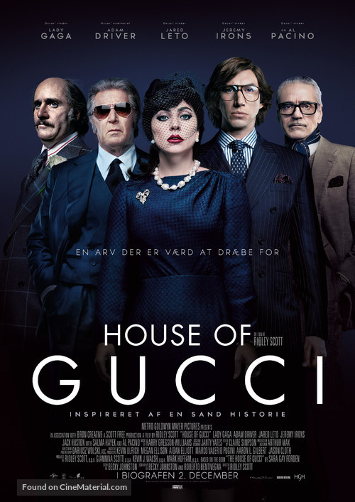 House of Gucci - Danish Movie Poster