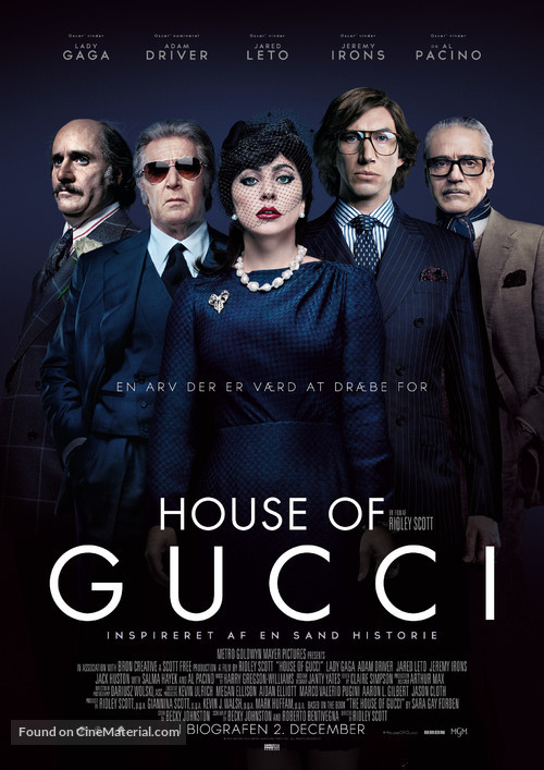 House of Gucci - Danish Movie Poster