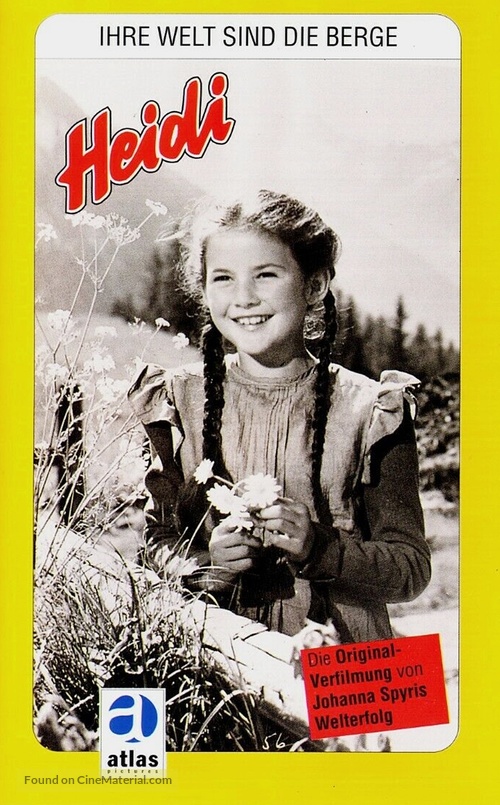 Heidi - German VHS movie cover