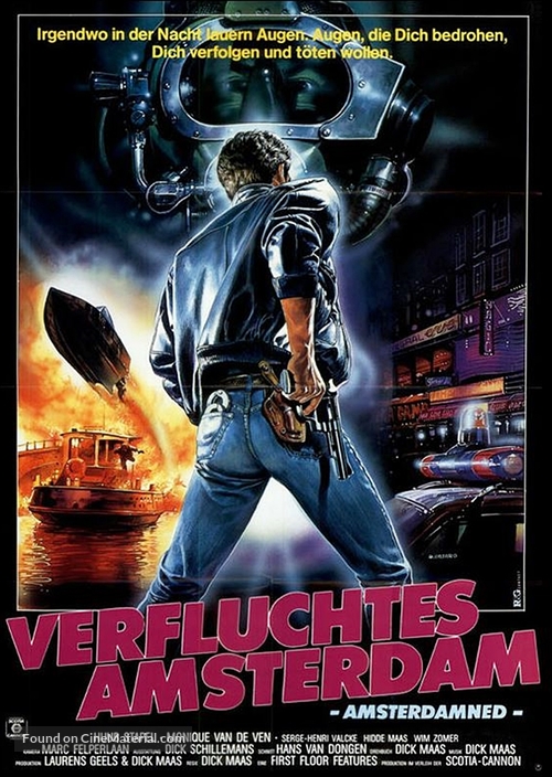 Amsterdamned - German Movie Poster