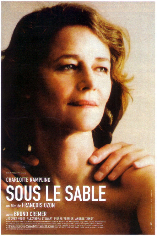 Sous le sable - French Movie Poster