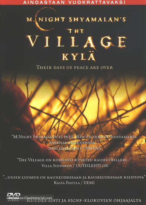 The Village - Finnish DVD movie cover