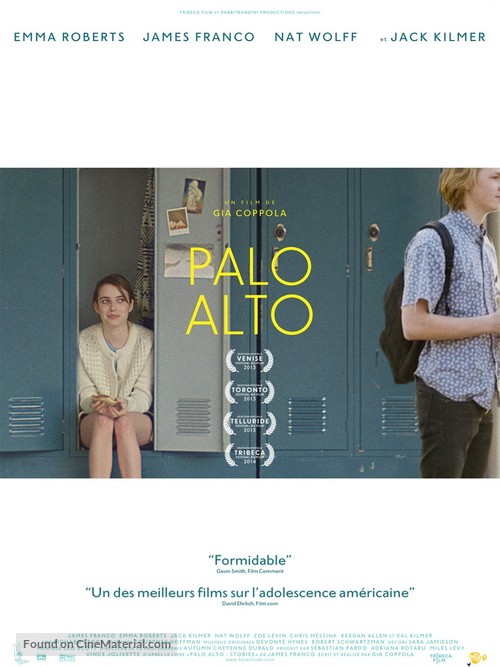 Palo Alto - French Movie Poster