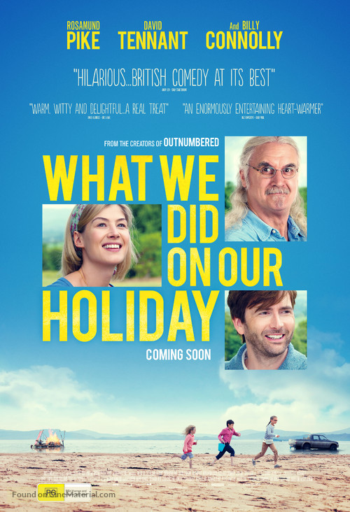 What We Did on Our Holiday - Australian Movie Poster