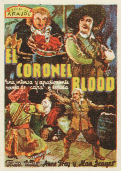 Colonel Blood - Spanish Movie Poster