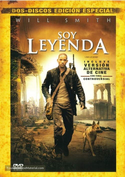 I Am Legend - Mexican DVD movie cover