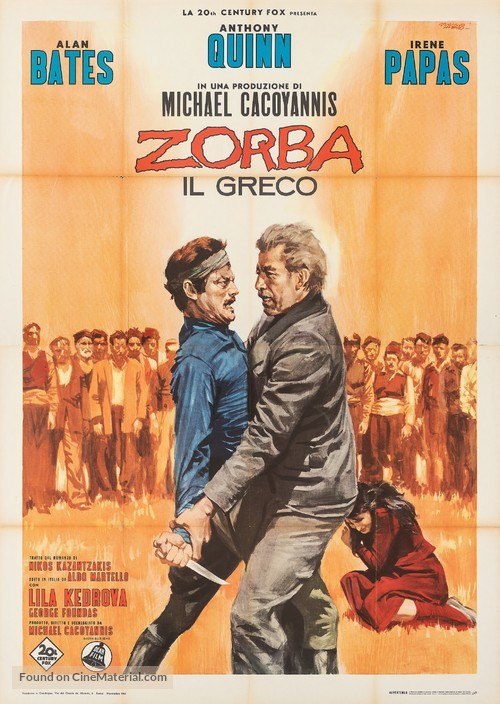 Alexis Zorbas - Italian Movie Poster