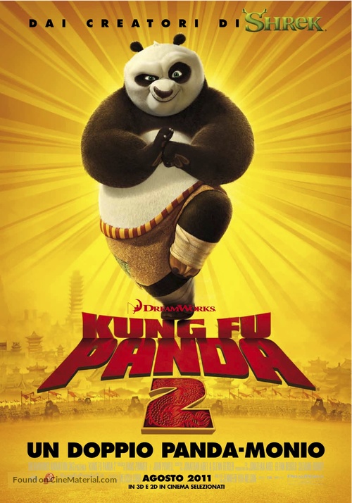 Kung Fu Panda 2 - Italian Movie Poster
