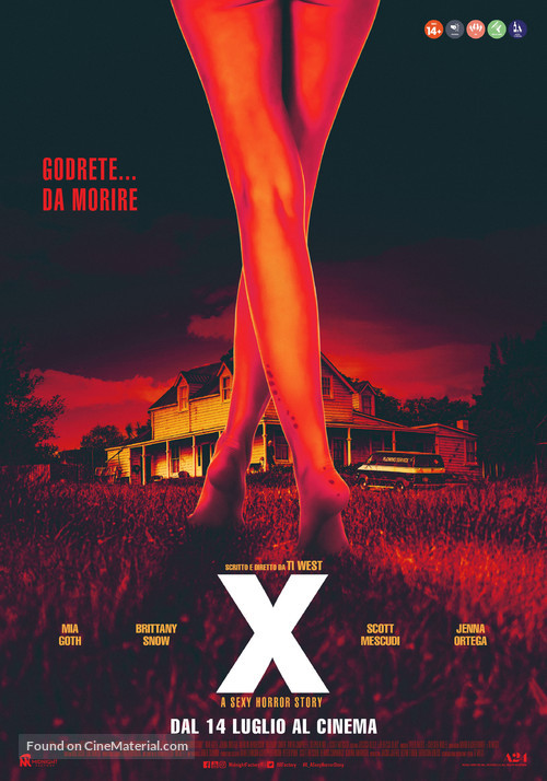 X - Italian Movie Poster