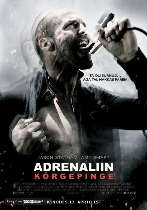 Crank: High Voltage - Lithuanian Movie Poster