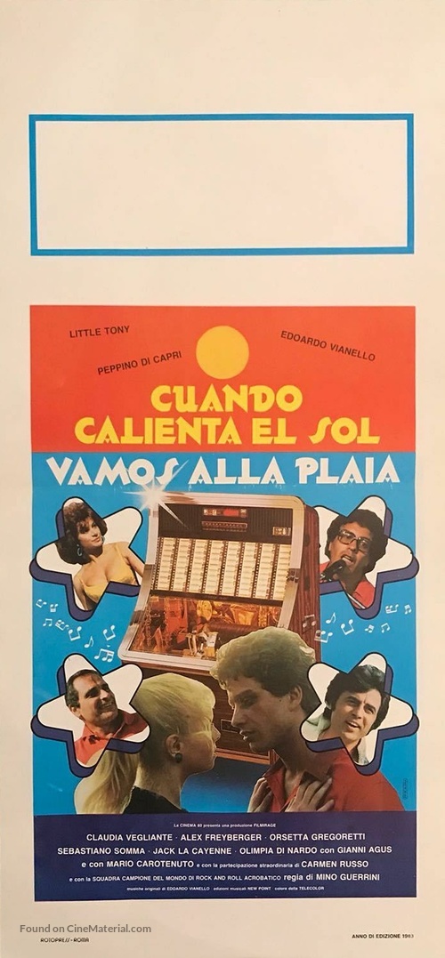 Cuando calienta el sol... vamos a la playa - Italian Movie Poster