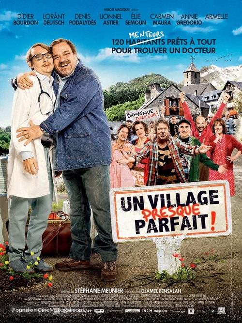 Un village presque parfait - French Movie Poster