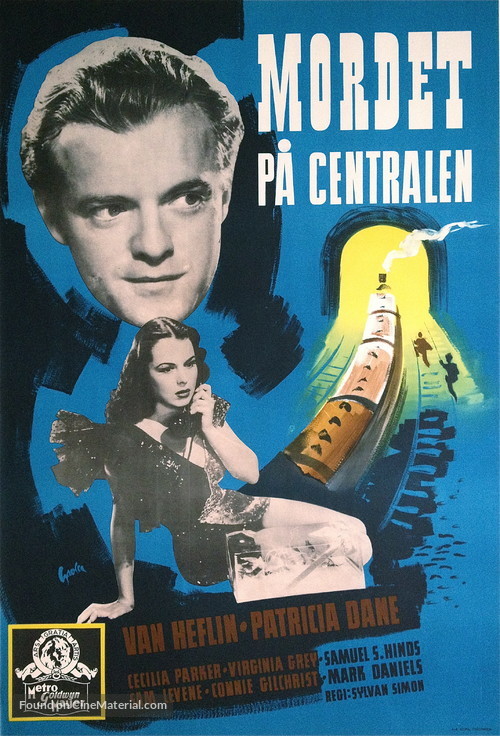 Grand Central Murder - Swedish Movie Poster