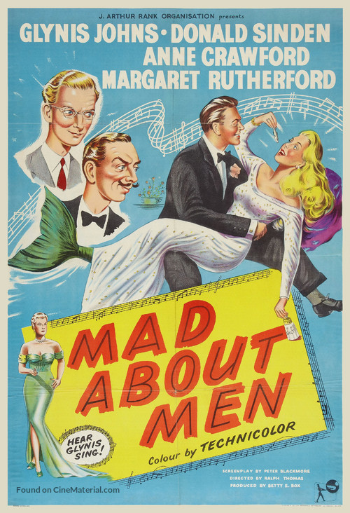 Mad About Men - British Movie Poster
