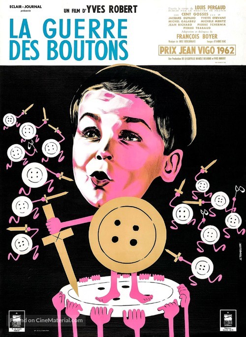 La guerre des boutons - French Movie Poster
