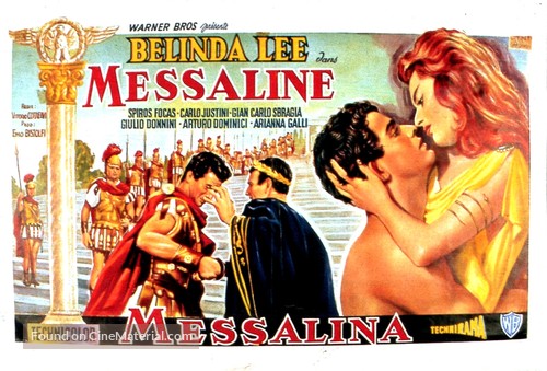 Messalina Venere imperatrice - Belgian Movie Poster