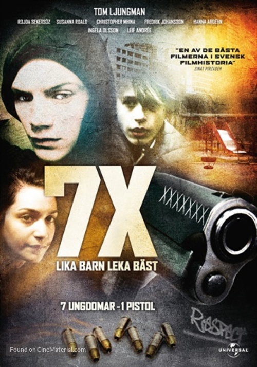 7X: Lika barn leka b&auml;st - Swedish DVD movie cover