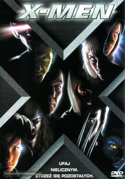 X-Men - Polish DVD movie cover