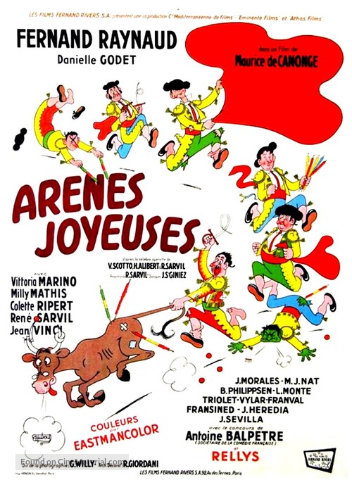 Ar&egrave;nes joyeuses - French Movie Poster