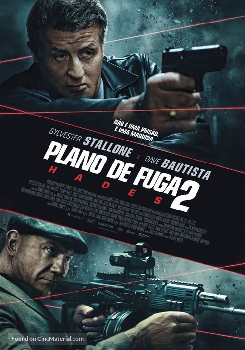 Escape Plan 2: Hades - Portuguese Movie Poster