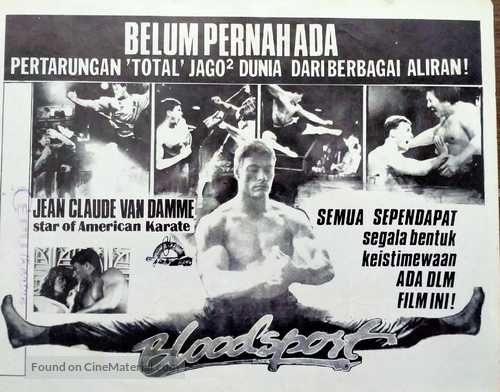 Bloodsport - Indonesian Movie Poster