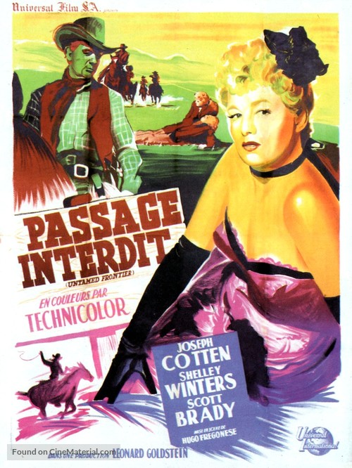 Untamed Frontier - French Movie Poster
