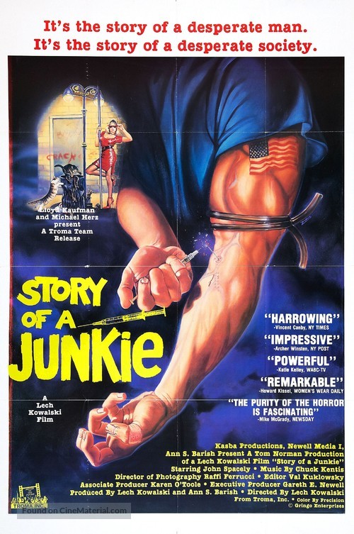 Story of a Junkie - Movie Poster