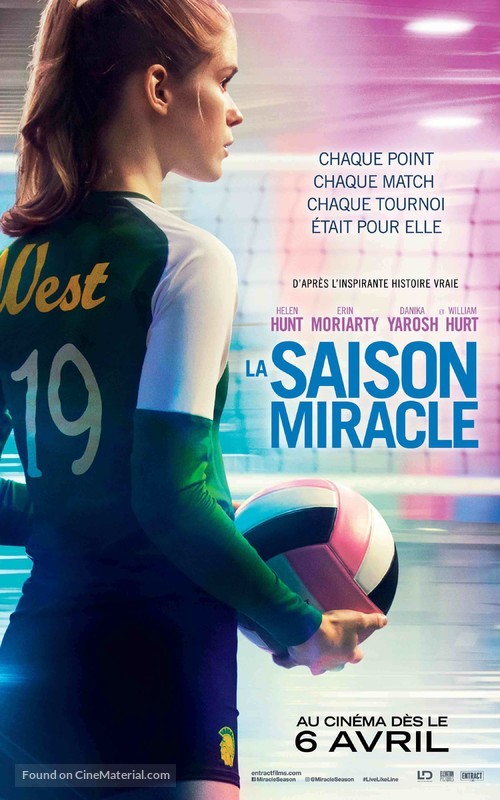 The Miracle Season - Canadian Movie Poster