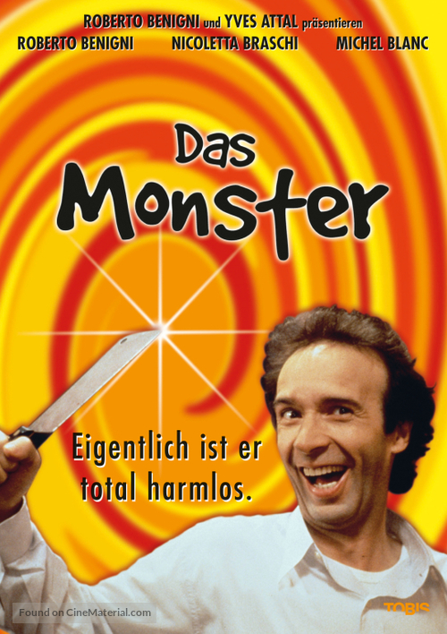 Il mostro - German DVD movie cover