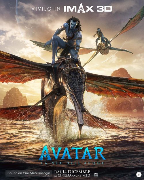 Avatar: The Way of Water - Italian Movie Poster