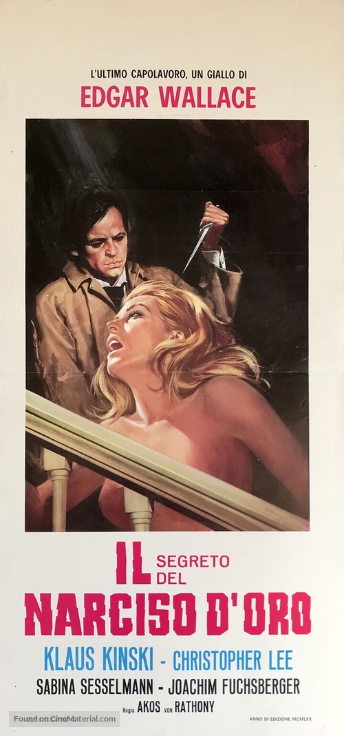 Das Geheimnis der gelben Narzissen - Italian Movie Poster