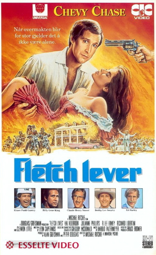 Fletch Lives - Norwegian VHS movie cover