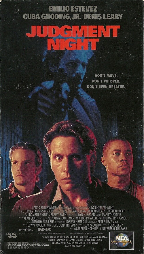 Judgment Night - VHS movie cover