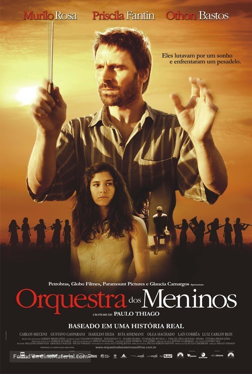 Orquestra dos Meninos - Brazilian Movie Poster