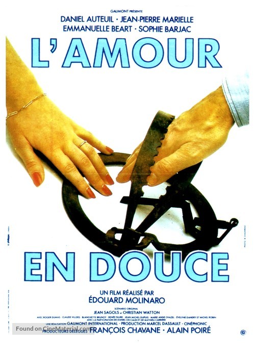 L&#039;amour en douce - French Movie Poster