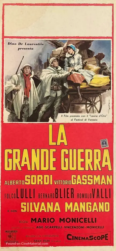 Grande guerra, La (1959) Italian movie poster Grande guerra, La (1959) Italian movie poster