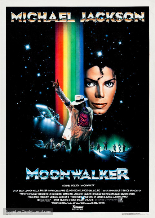 Moonwalker - Italian Movie Poster
