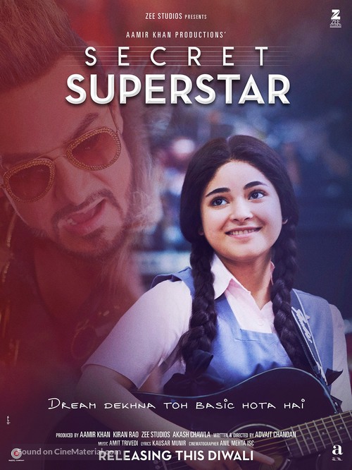 Secret Superstar - Indian Movie Poster