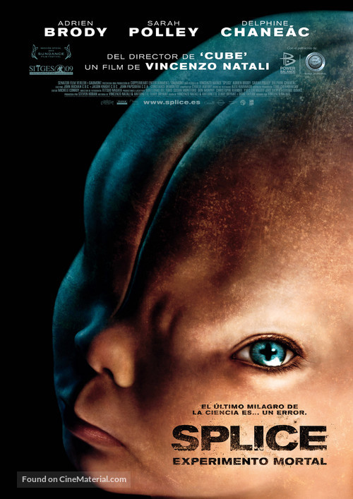 Splice - Spanish Movie Poster