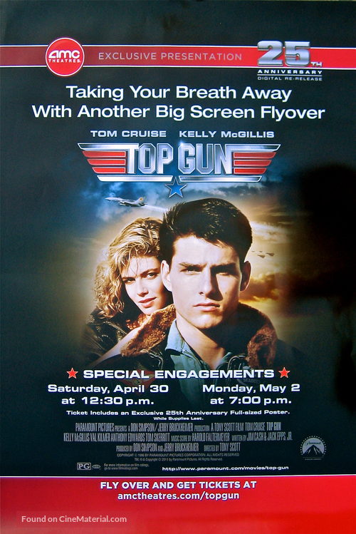 Top Gun - Re-release movie poster
