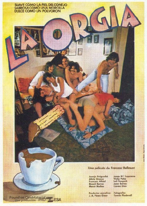Orgia, L&#039; - Spanish Movie Poster