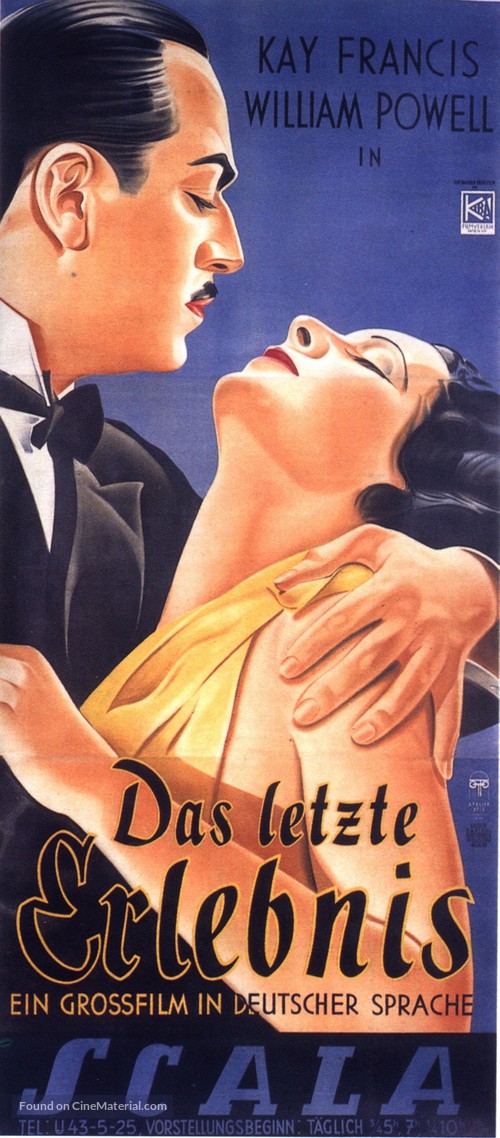 Jewel Robbery - Austrian Movie Poster