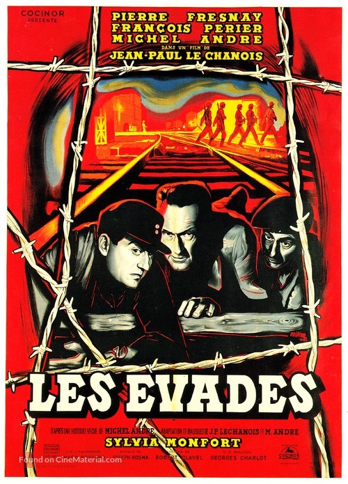 Les &eacute;vad&eacute;s - French Movie Poster