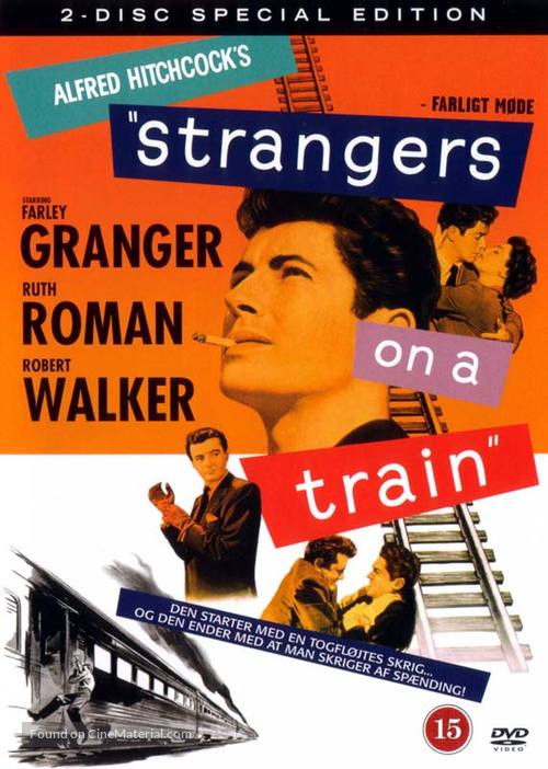 Strangers on a Train - Danish DVD movie cover