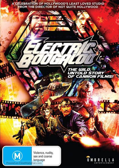 Electric Boogaloo: The Wild, Untold Story of Cannon Films - Australian DVD movie cover