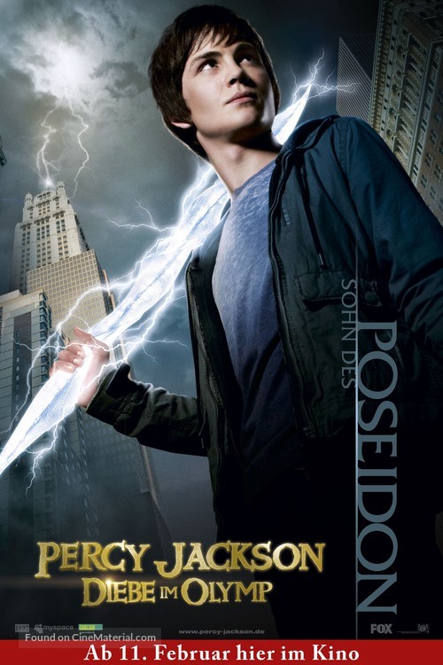 Percy Jackson &amp; the Olympians: The Lightning Thief - German Movie Poster