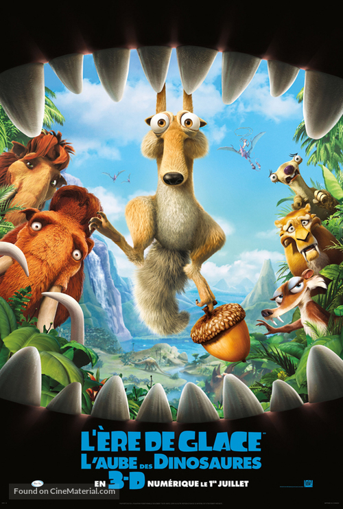 Ice Age: Dawn of the Dinosaurs - Canadian Movie Poster