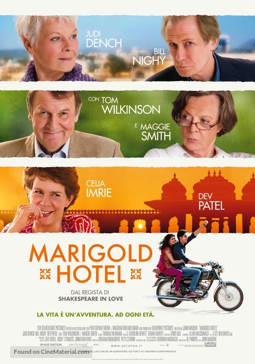 The Best Exotic Marigold Hotel - Italian Movie Poster